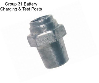 Group 31 Battery Charging & Test Posts