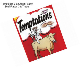 Temptation 3 oz Adult Hearty Beef Flavor Cat Treats