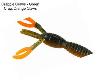 Crappie Craws - Green Craw/Orange Claws