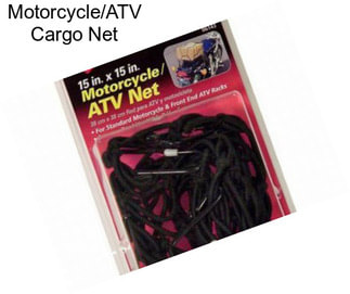 Motorcycle/ATV Cargo Net