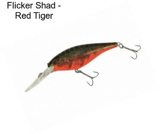 Flicker Shad - Red Tiger