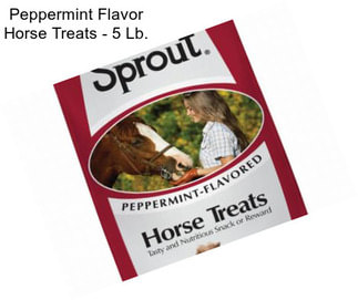 Peppermint Flavor Horse Treats - 5 Lb.
