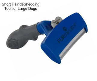 Short Hair deShedding Tool for Large Dogs