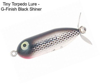 Tiny Torpedo Lure - G-Finish Black Shiner