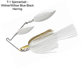 T-1 Spinnerbait - Willow/Willow Blue Black Herring