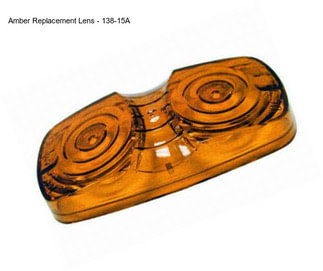 Amber Replacement Lens - 138-15A