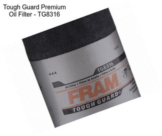 Tough Guard Premium Oil Filter - TG8316