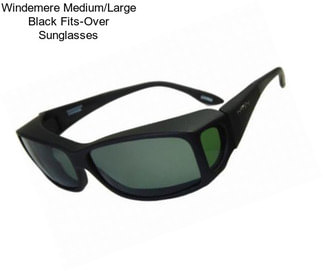 Windemere Medium/Large Black Fits-Over Sunglasses