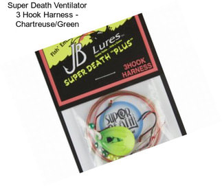 Super Death Ventilator 3 Hook Harness - Chartreuse/Green
