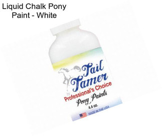 Liquid Chalk Pony Paint - White