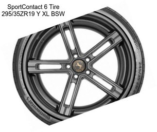 SportContact 6 Tire 295/35ZR19 Y XL BSW