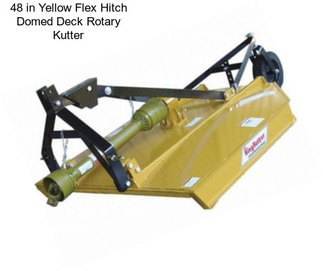 48 in Yellow Flex Hitch Domed Deck Rotary Kutter