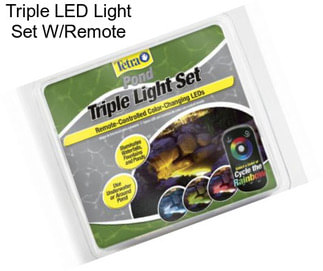 Triple LED Light Set W/Remote