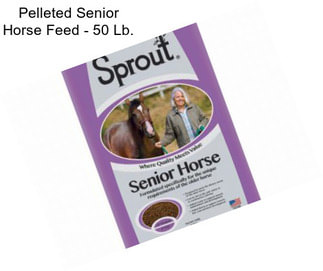 Pelleted Senior Horse Feed - 50 Lb.