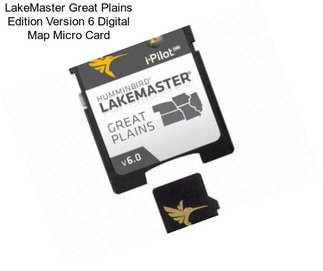 LakeMaster Great Plains Edition Version 6 Digital Map Micro Card