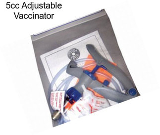 5cc Adjustable Vaccinator