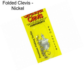 Folded Clevis - Nickel