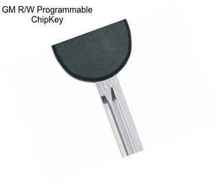 GM R/W Programmable ChipKey