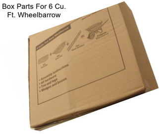 Box Parts For 6 Cu. Ft. Wheelbarrow