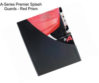 A-Series Premier Splash Guards - Red Prism