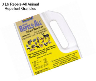 3 Lb Repels-All Animal Repellent Granules