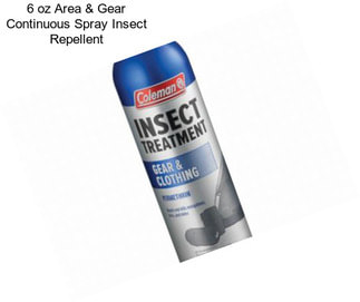 6 oz Area & Gear Continuous Spray Insect Repellent