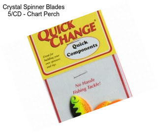 Crystal Spinner Blades 5/CD - Chart Perch