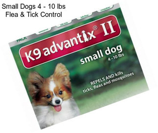 Small Dogs 4 - 10 lbs Flea & Tick Control