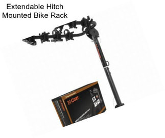 Extendable Hitch Mounted Bike Rack