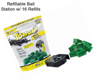 Refillable Bait Station w/ 16 Refills