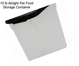 10 lb Airtight Pet Food Storage Container