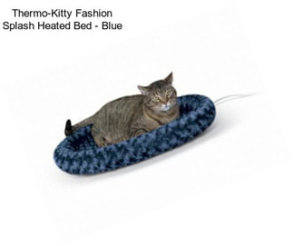 Thermo-Kitty Fashion Splash Heated Bed - Blue