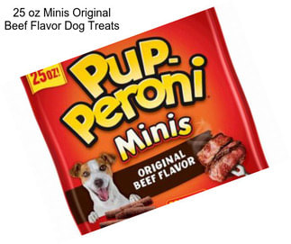 25 oz Minis Original Beef Flavor Dog Treats