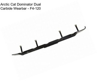 Arctic Cat Dominator Dual Carbide Wearbar - F4-120