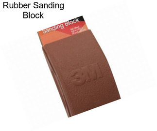 Rubber Sanding Block