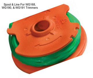 Spool & Line For WG168, WG190, & WG191 Trimmers