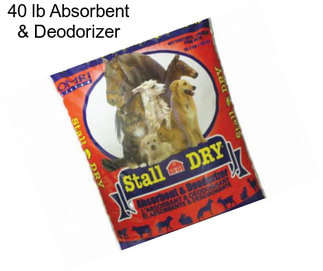 40 lb Absorbent & Deodorizer