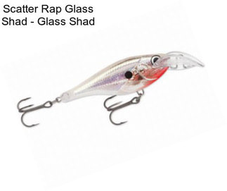 Scatter Rap Glass Shad - Glass Shad