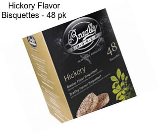 Hickory Flavor Bisquettes - 48 pk