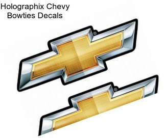 Holographix Chevy Bowties Decals