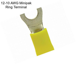 12-10 AWG Minipak Ring Terminal