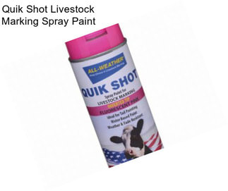 Quik Shot Livestock Marking Spray Paint