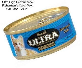 Ultra High Performance Fisherman\'s Catch Wet Cat Food - 24 Pk