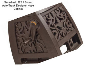 NeverLeak 225 ft Brown Auto-Track Designer Hose Cabinet