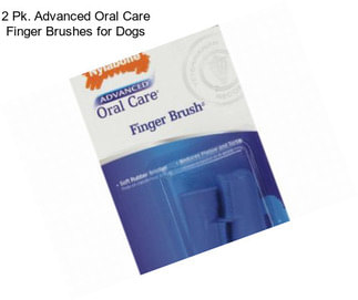 2 Pk. Advanced Oral Care Finger Brushes for Dogs