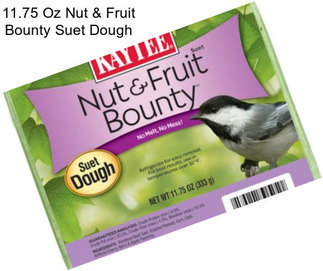 11.75 Oz Nut & Fruit Bounty Suet Dough