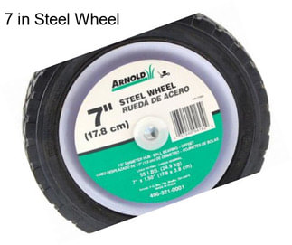 7 in Steel Wheel