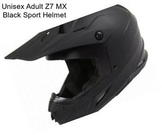 Unisex Adult Z7 MX Black Sport Helmet