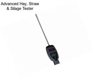 Advanced Hay, Straw & Silage Tester