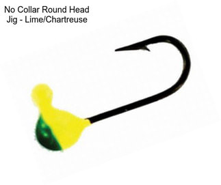 No Collar Round Head Jig - Lime/Chartreuse